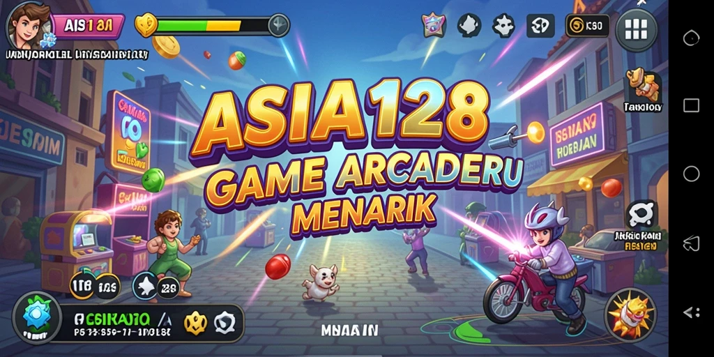 Tangkapan layar menunjukkan gameplay intens dan tantangan menarik di ASIA128.