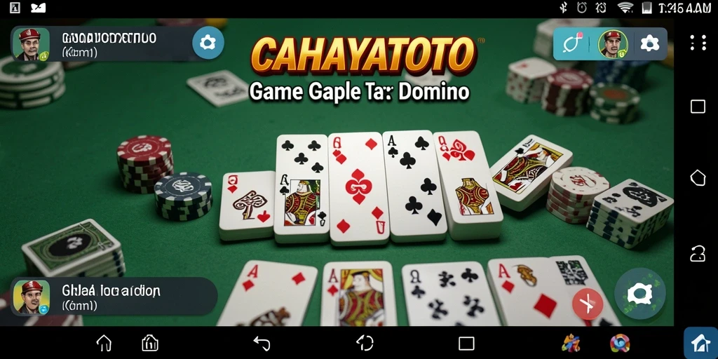 Tampilan gameplay seru dengan berbagai strategi dalam CAHAYATOTO.