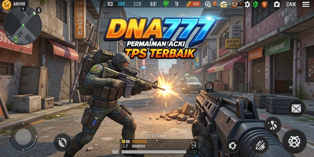 Tampilan gameplay <strong>DNA777</strong> yang menegangkan dan penuh aksi.