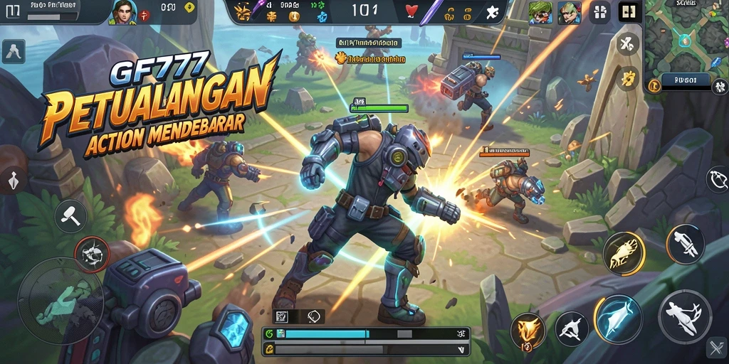 Tampilan gameplay GF777 menunjukkan aksi mendebarkan dan grafis menawan.
