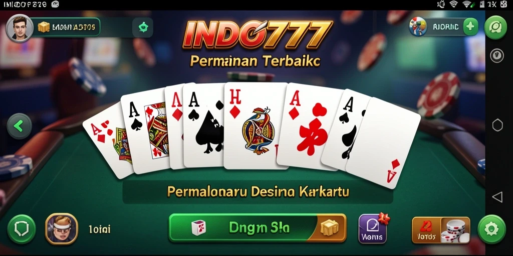 Tampilan gameplay dari INDO777 yang seru dan interaktif.