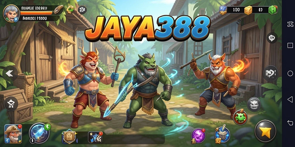 Tangkapan layar gameplay JAYA388 yang menampilkan interaksi dalam game Idle.