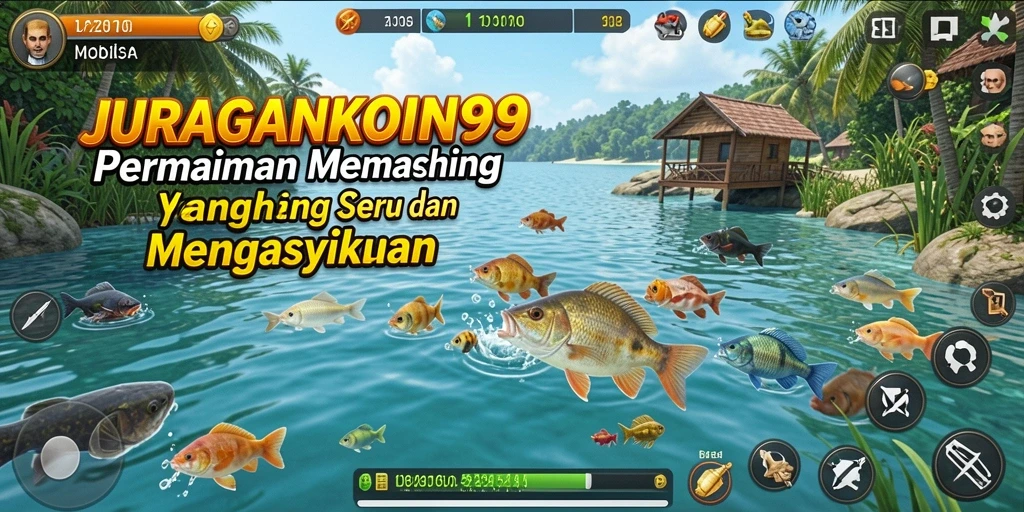 Tangkapan ikan yang menakjubkan dalam JURAGANKOIN99 selama bermain.