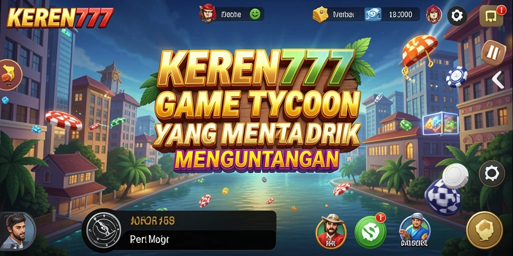 Screenshot gameplay KEREN777 yang menampilkan strategi dan manajemen bisnis.