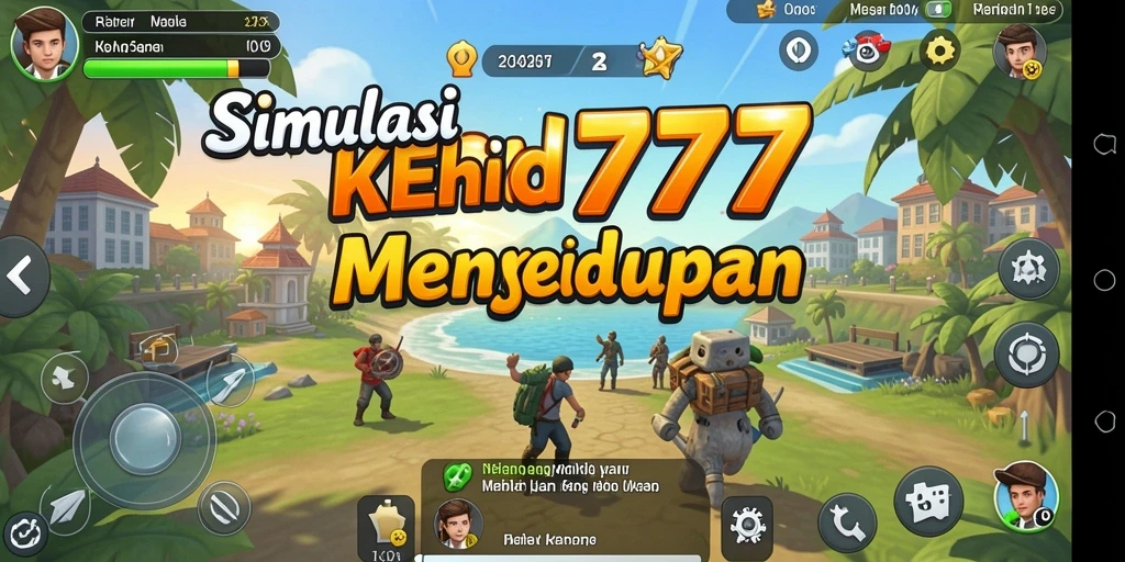Tampilan gameplay KM777 dengan aspek simulasi yang imersif.