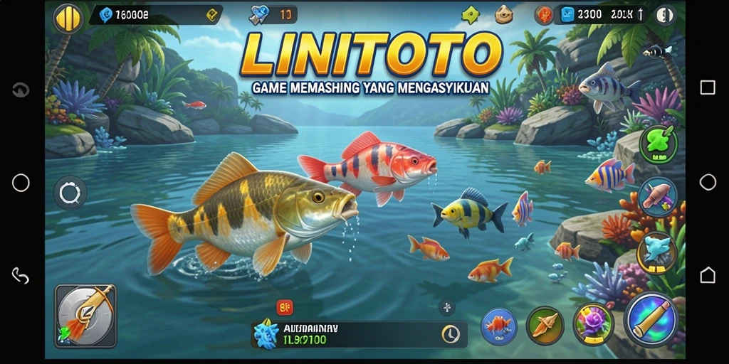 Gameplay LINITOTO menampilkan pengalaman memancing yang menakjubkan.