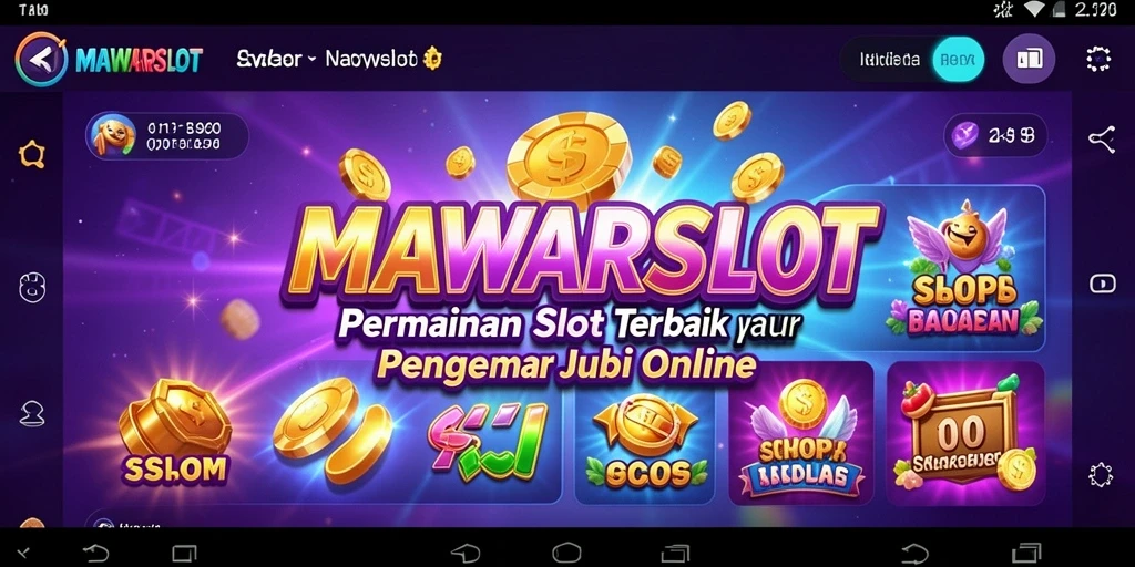 Tangkapan layar MAWARSLOT menunjukkan momen mendebarkan saat gulungan berputar.