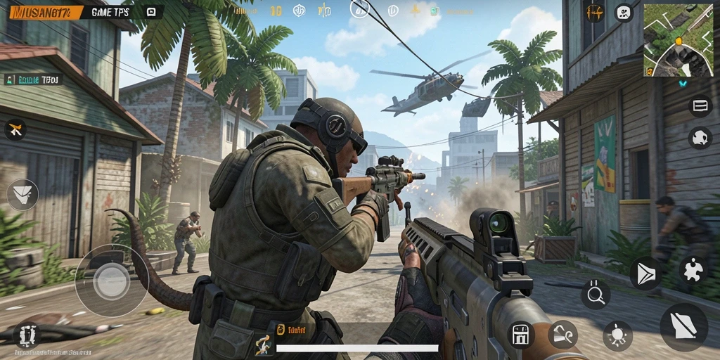Screenshot gameplay MUSANG178 yang menunjukkan aksi seru dalam TPS.