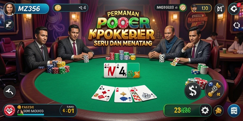 Tampilan gameplay seru di MZ356 dengan pemain kompetitif.