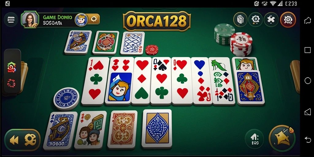 Tampilan gameplay ORCA128 yang seru dan menantang.