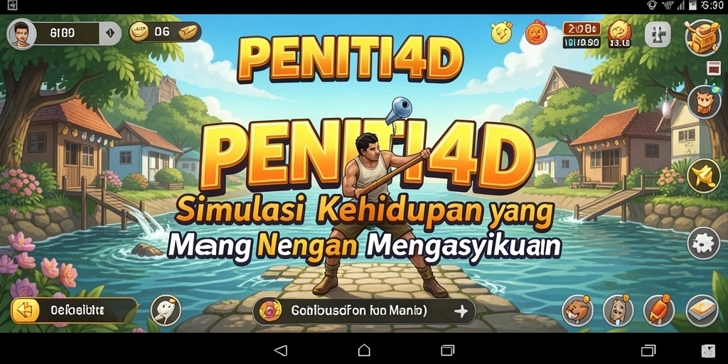 Tangkapan layar menunjukkan aksi gameplay <strong>PENITI4D</strong> dengan interaksi karakter yang menarik.