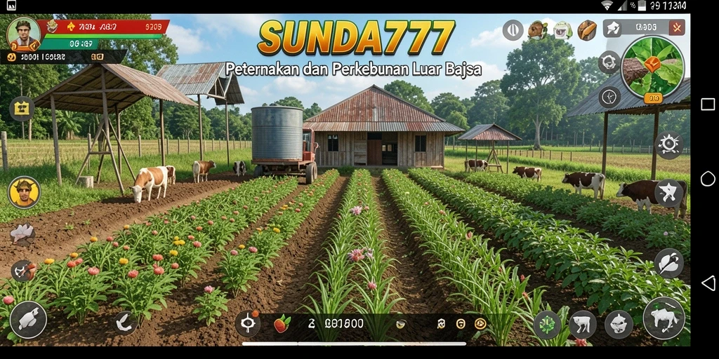 Tampilan menarik saat mengelola peternakan di SUNDA777.